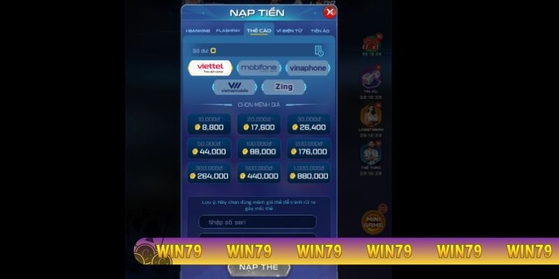 Cách thực hiện nạp tiền Win79 chuẩn nhất